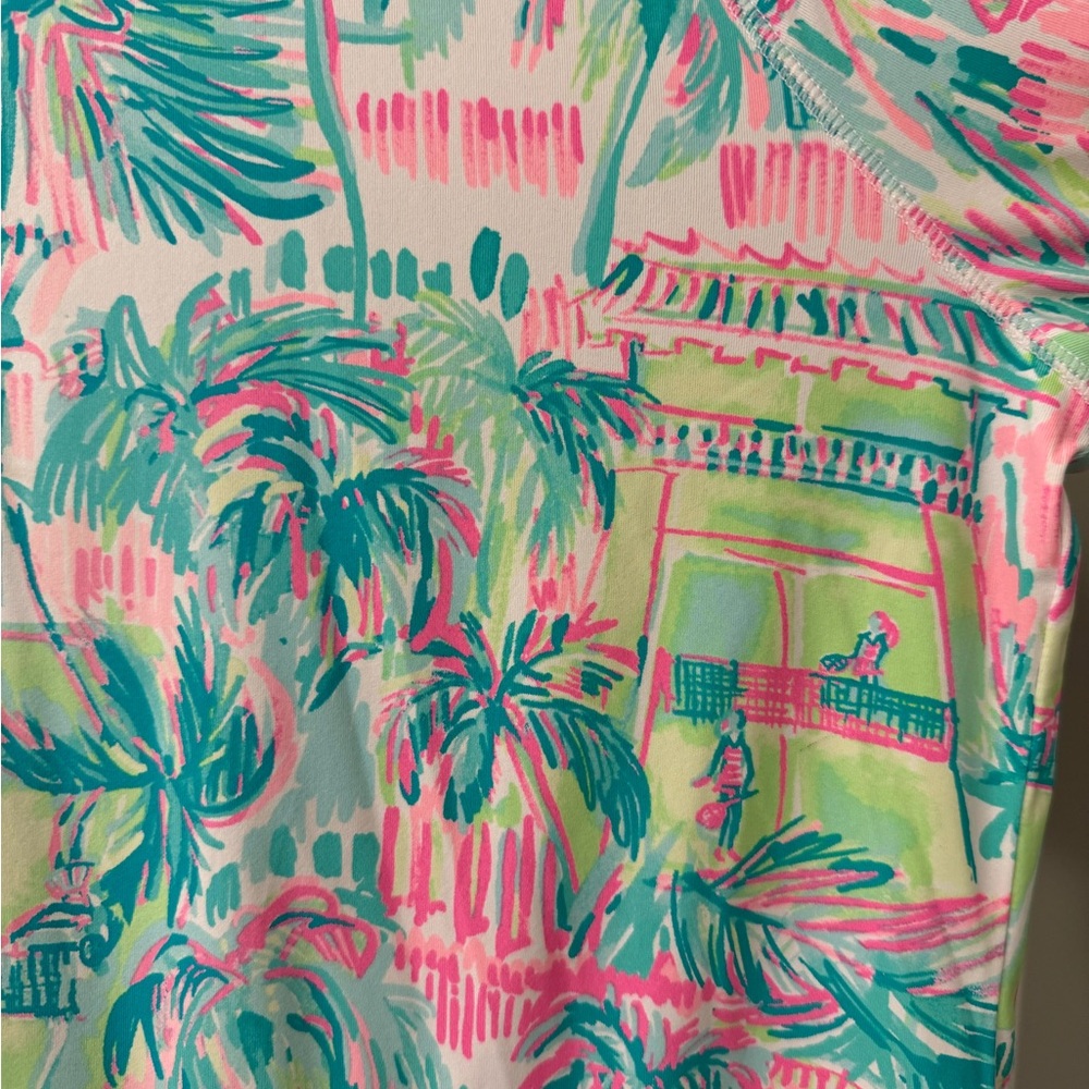 Lilly Pulitzer Luxletic Hadley Quarter Zip Jacket in Perfect Match - Picture 5 of 6